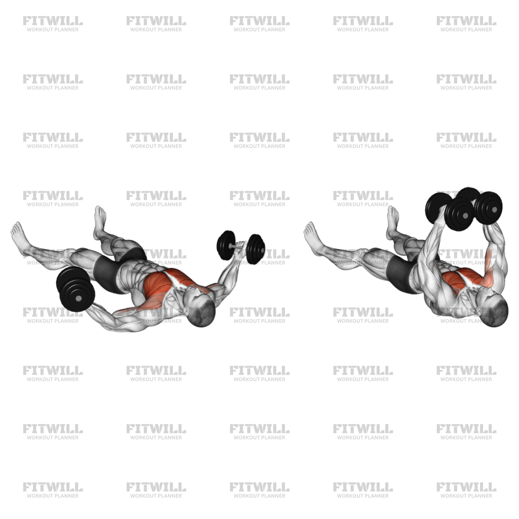Dumbbell Floor Fly Exercise Guide Video Techniques Benefits How to Muscles Worked Tips Tricks Fitwill