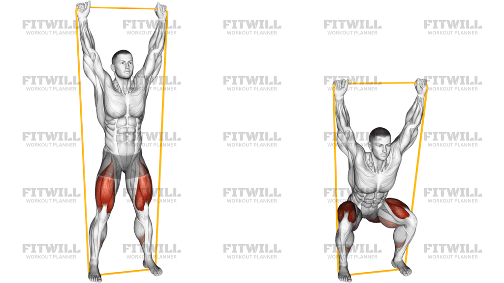Resistance Band Overhead Squat