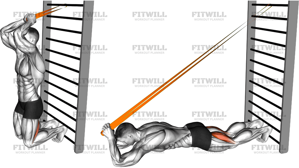 Resistance Band Assisted Nordic Hamstring Curl