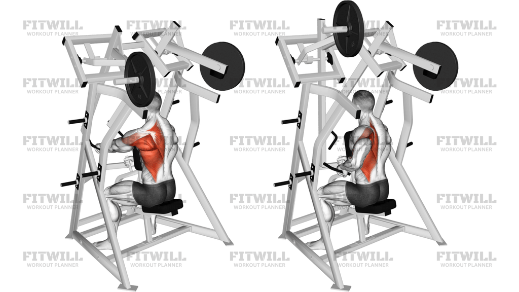 Lever One-Arm Low Row Plate Loaded