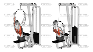 Cable Wide Neutral Grip Pulldown