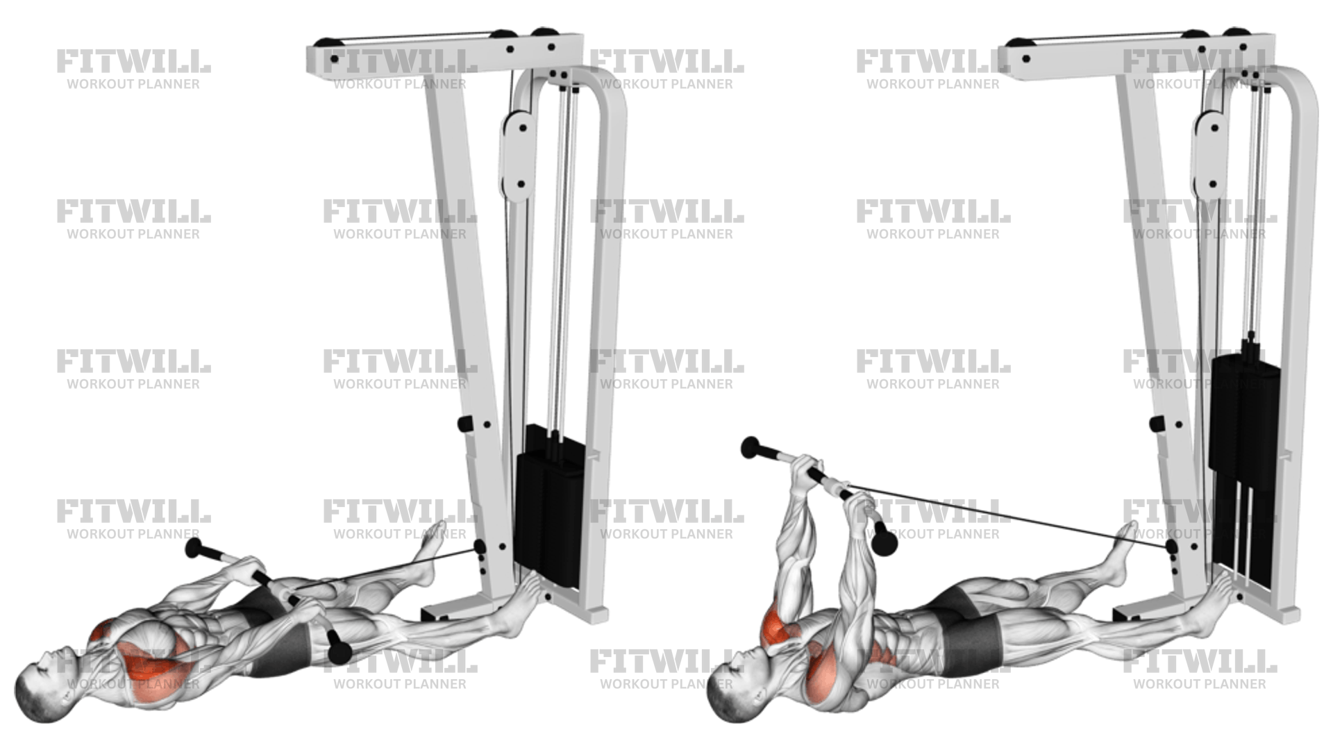 Barbell lying front raise hotsell