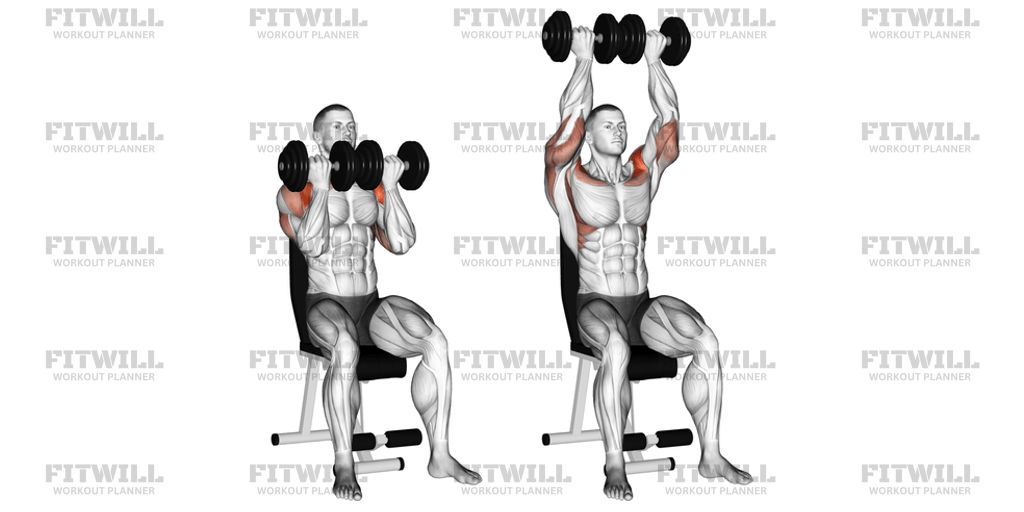 Dumbbell Seated Close Grip Press: Exercise Guide, Video, Techniques ...