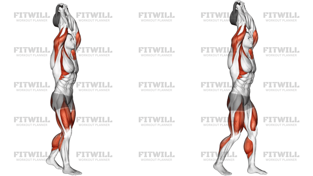Kettlebell Overhead Carry