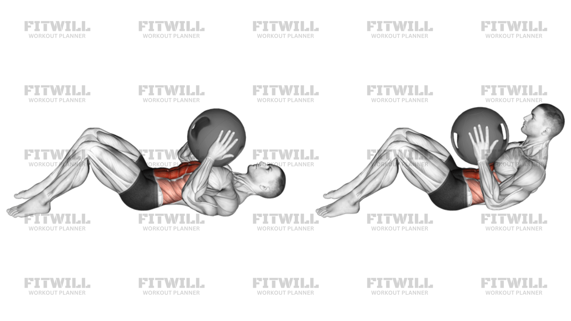 Medicine Ball Crunch Exercise Guide Techniques Benefits How to Muscles Worked Tips Tricks Fitwill