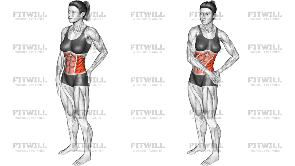 Standing Abs Rotation Stretch