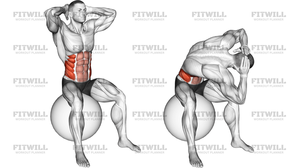 Spinal Stretch On Stability Ball