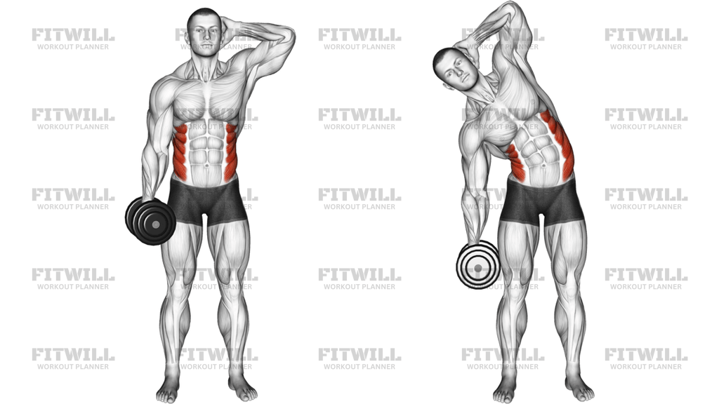 Dumbbell Side Bend Version 2