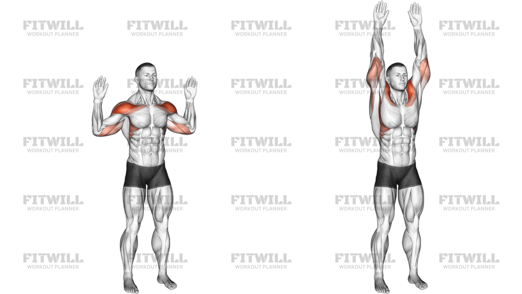 Bodyweight Standing Military Press
