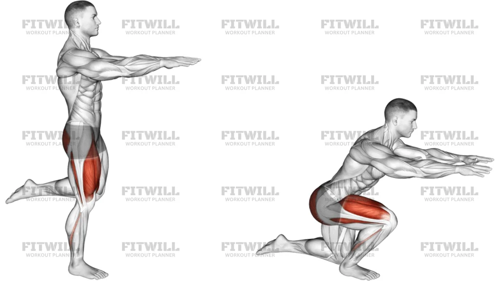 Counterbalanced Skater Squat