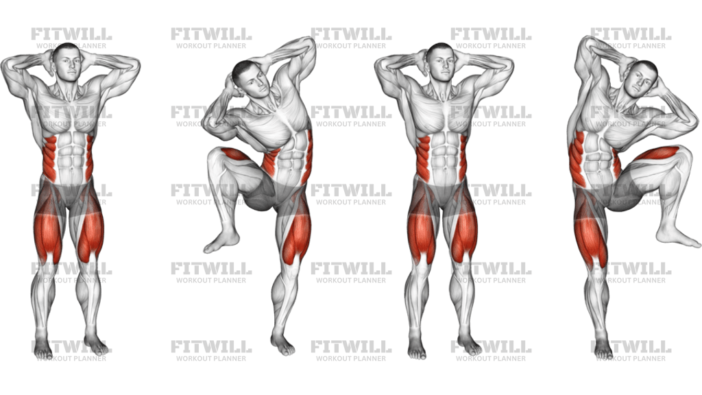 Standing Side Crunch