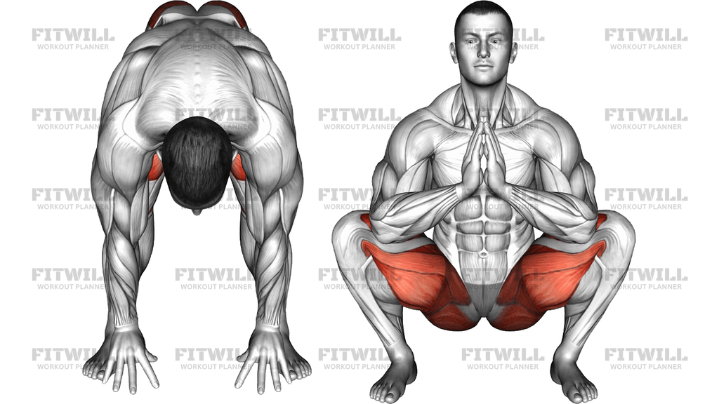 Prayer Squat Yoga Pose