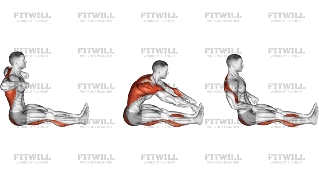 Rowing Boat Yoga Pose