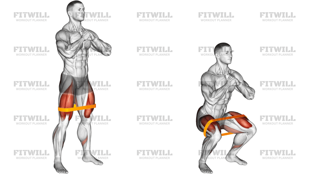 Resistance Band Squat