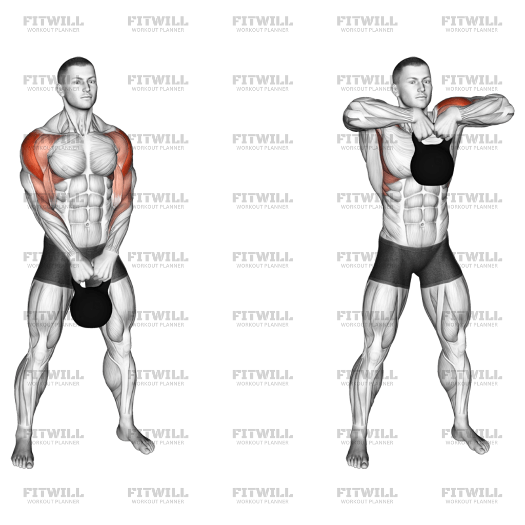 Kettlebell Upright Row Exercise Guide Video Techniques Benefits How to Muscles Worked Tips Tricks Fitwill