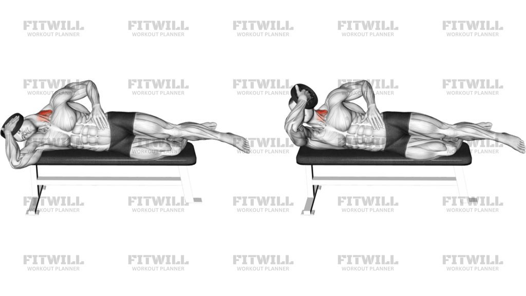 Weighted Side Lying Side Neck Raise