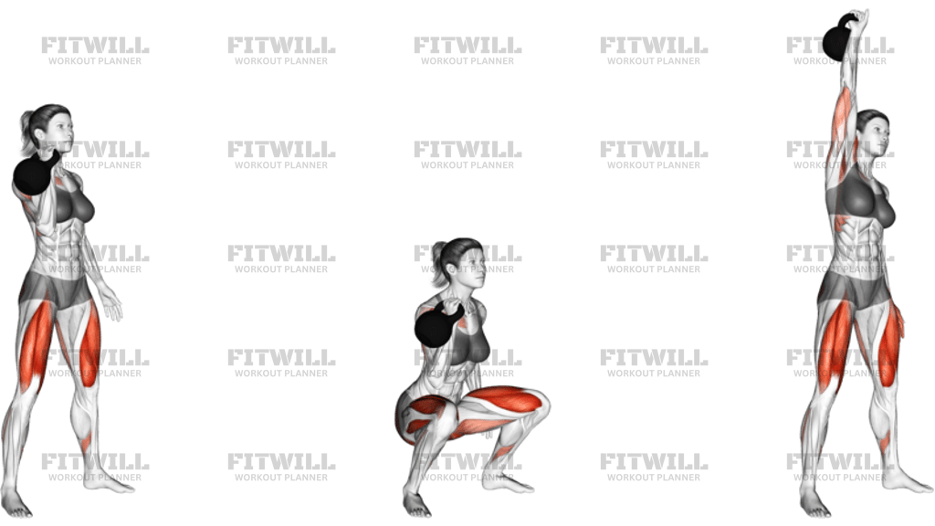 Kettlebell Single-Arm Thruster