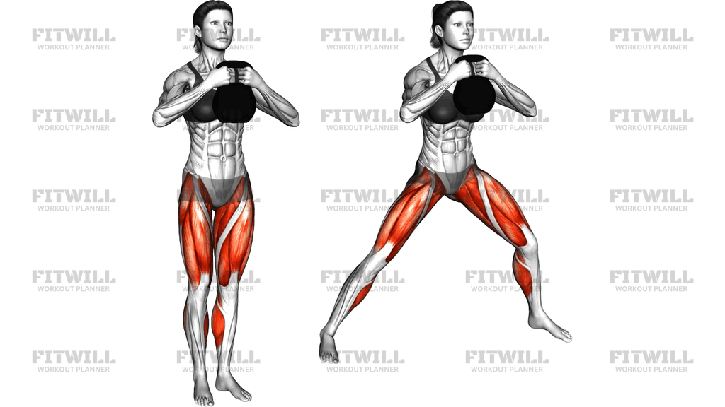 Kettlebell Side Lunge