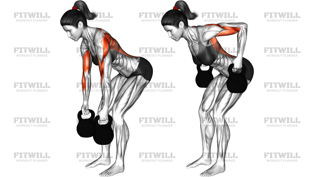 Kettlebell Bent-Over Row