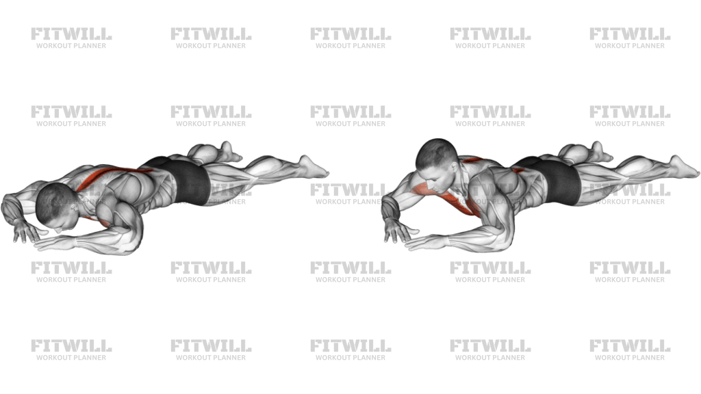 Bodyweight Lying On Stomach Diamond Press