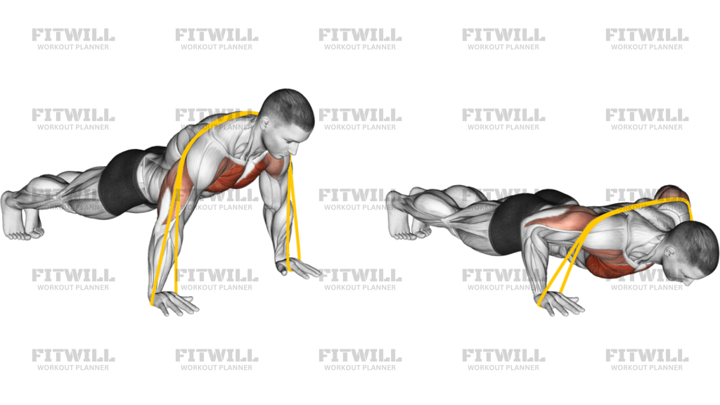 Resistance Band Push-Up
