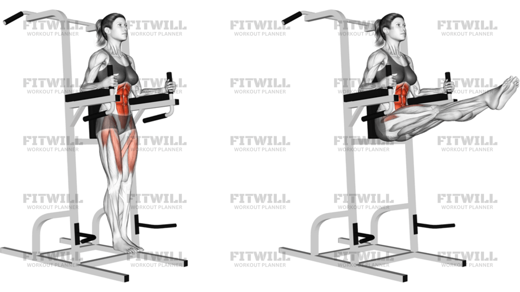 Captains Chair Straight Leg Raise