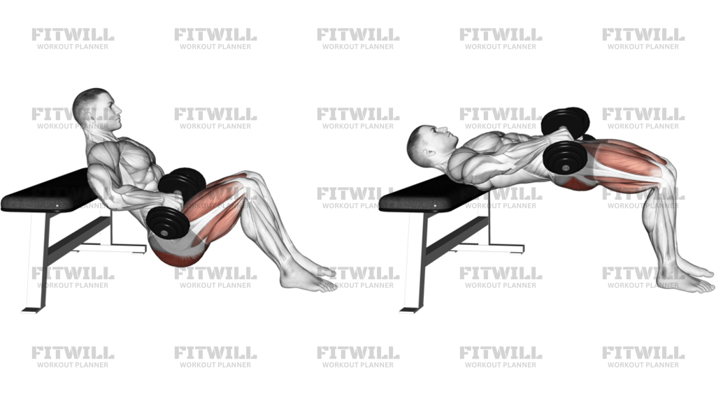 Dumbbell Hip Thrust