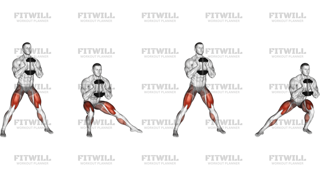 Dumbbell Side Squat