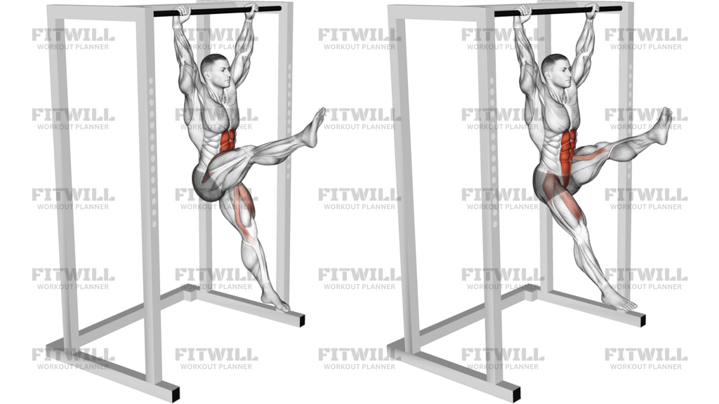 Hanging Flutter Kick