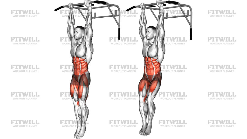 Asılı Diz Çevirme (Hanging Knee Circle Raise)
