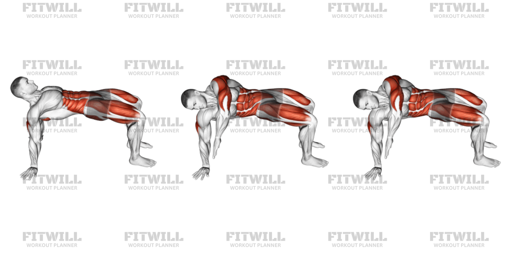 Table Top Bridge Rotation: Exercise Guide, Techniques, Benefits, How to ...