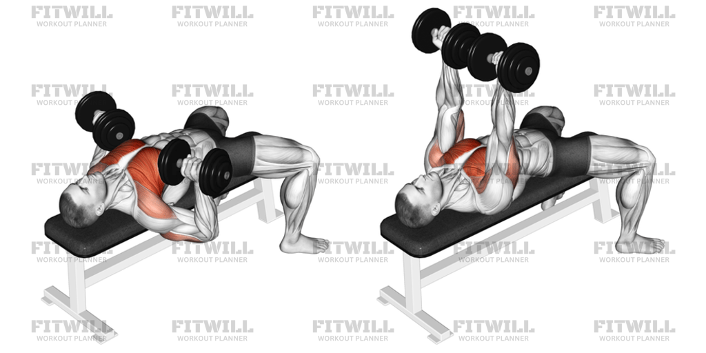Dumbbell Rotational Grip Bench Press: Exercise Guide, Techniques ...