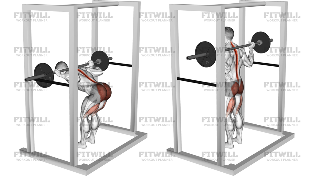 Barbell Pin Good Morning