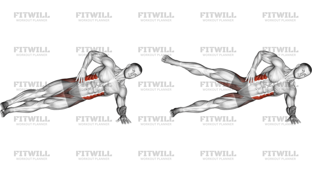 Side Plank Leg Lift