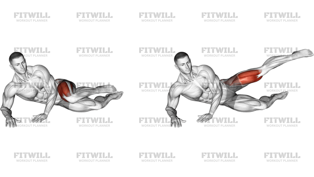 Side Lying Outward Knee Kick