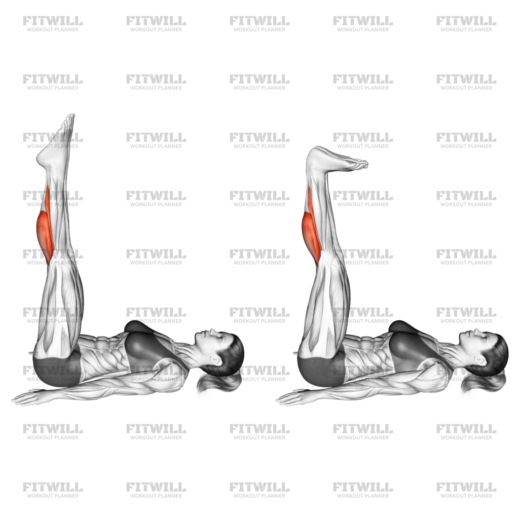 Calf exercises lying down hotsell