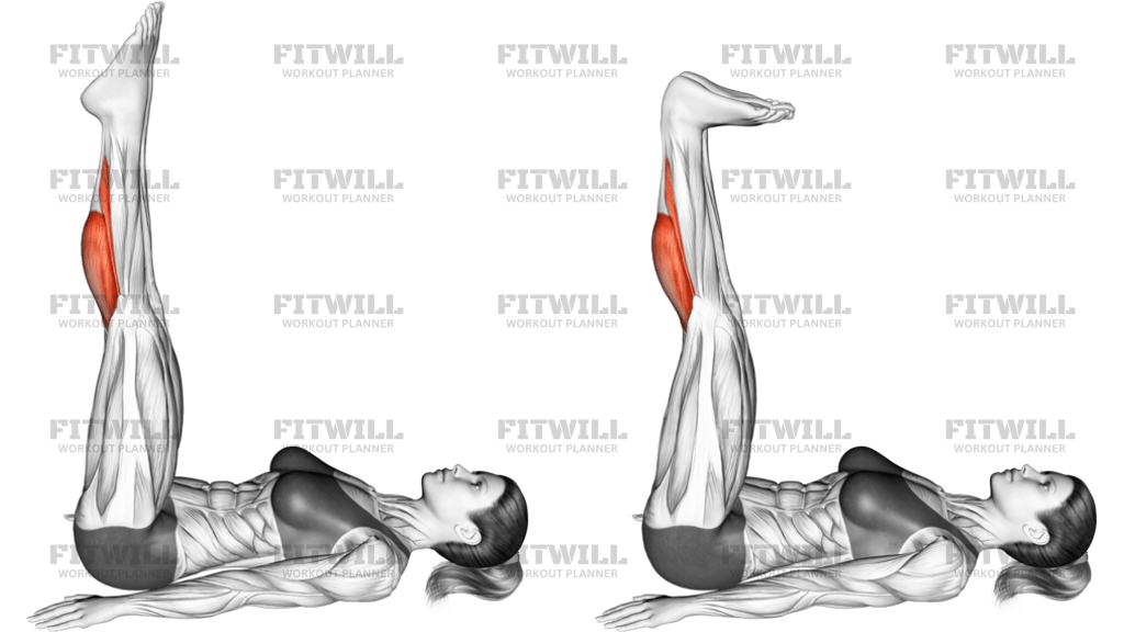 Lying Calf Stretch