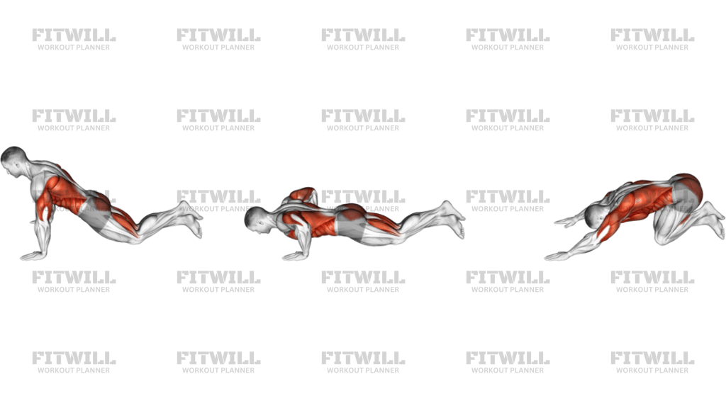 Kneeling Modified Hindu Push-Up