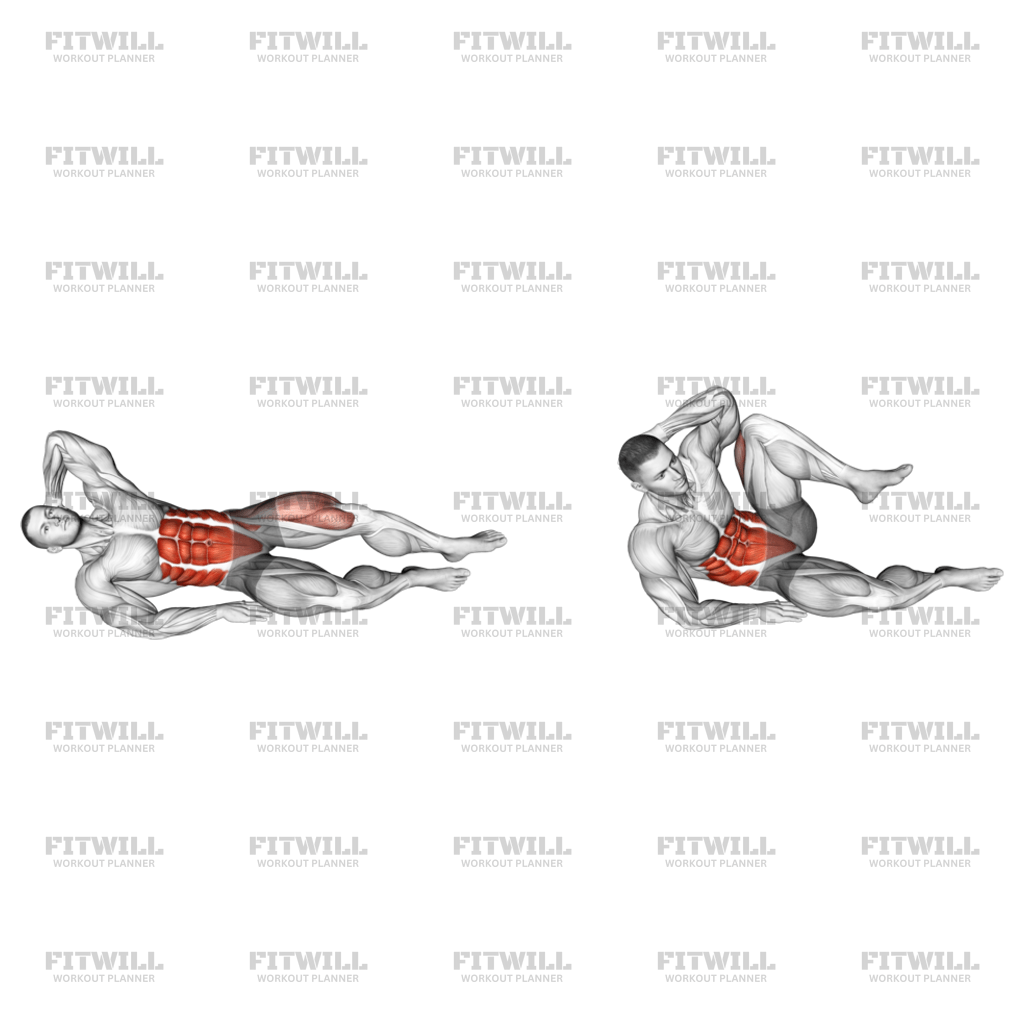 Knee Tuck Oblique Crunch Exercise Guide Video Techniques Benefits How to Muscles Worked Tips Tricks Fitwill