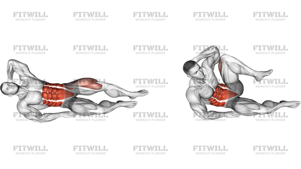 Knee Tuck Oblique Crunch