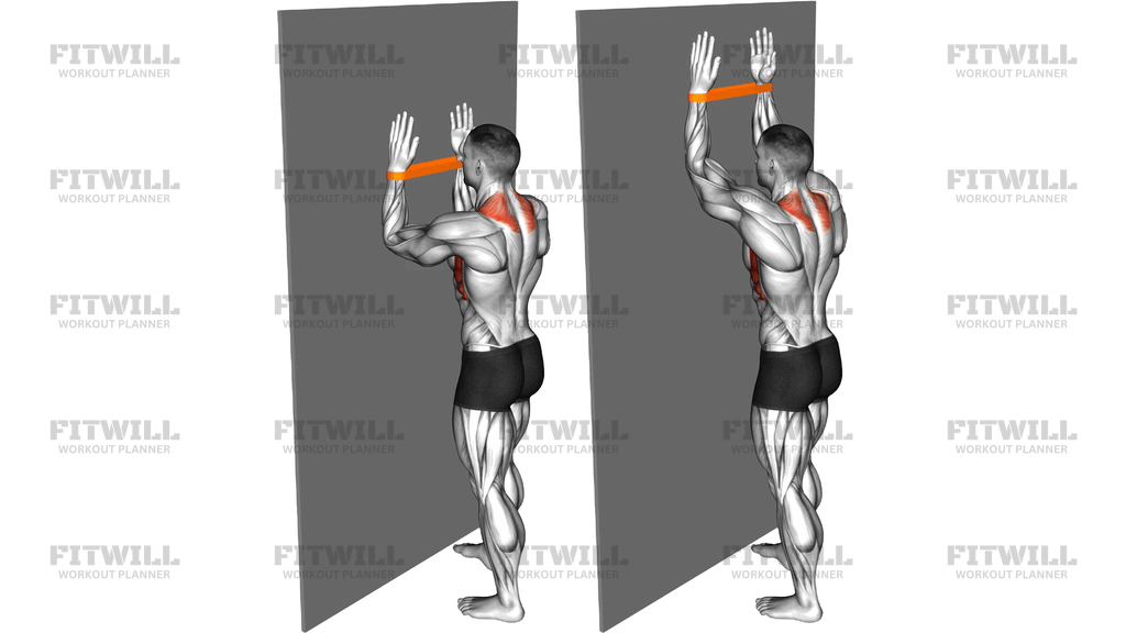 Resistance Band Serratus Wall Slide