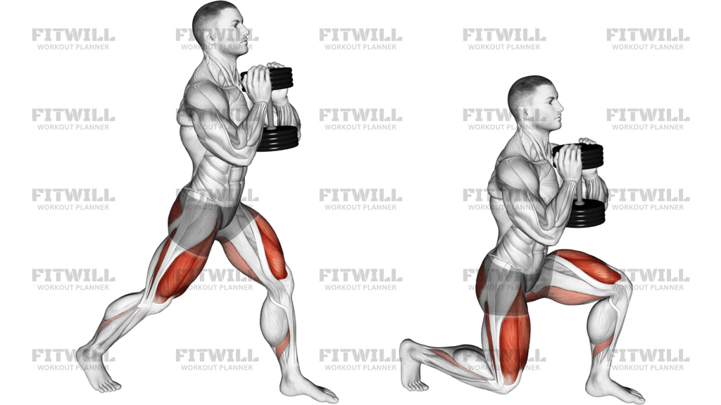 Dumbbell Goblet Split Squat