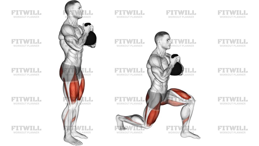 Kettlebell Rear Lunge