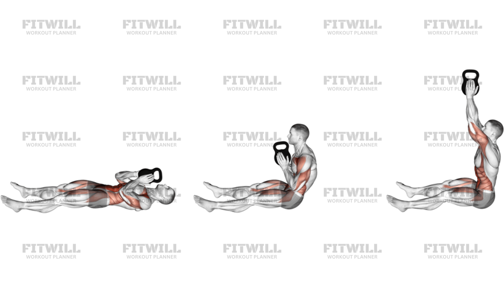 Kettlebell Sit-Up Press