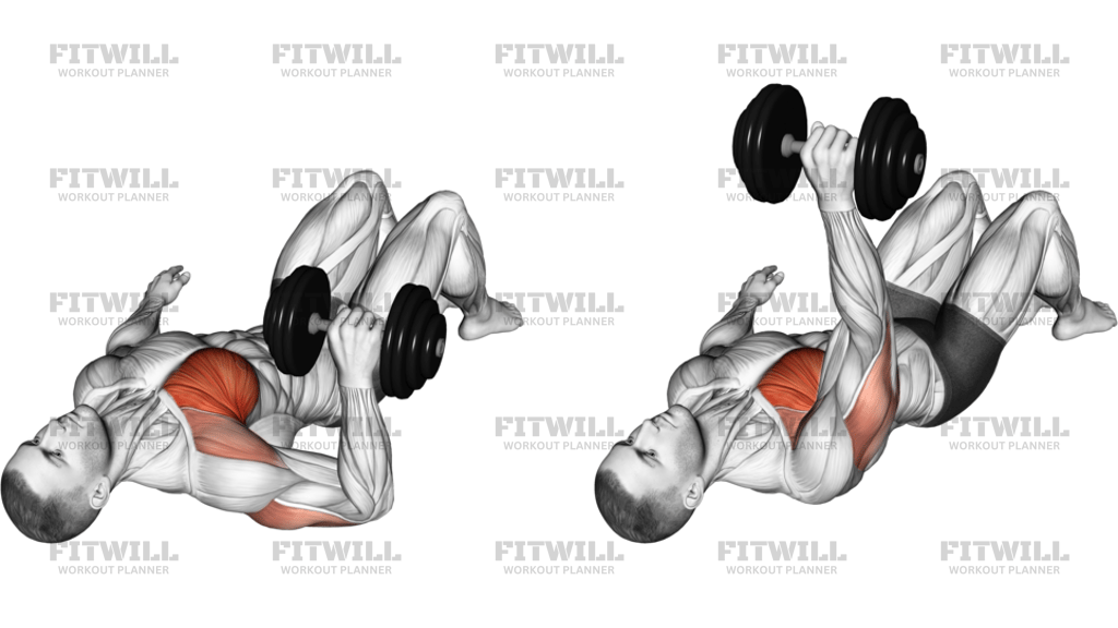Dumbbell Single-Arm Floor Press