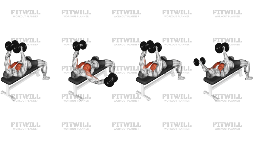 Dumbbell Single-Arm Alternate Fly
