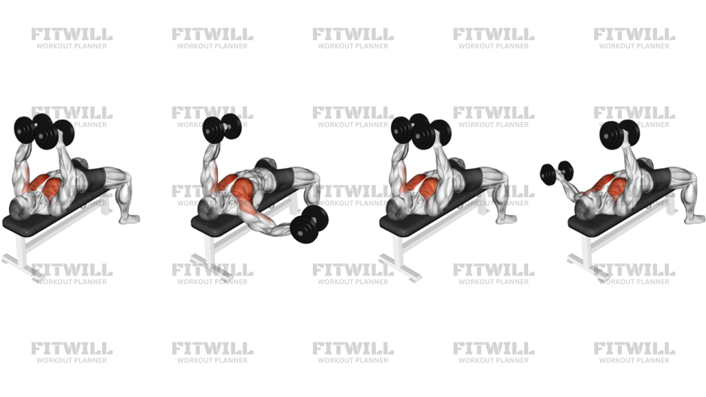 Dumbbell Single-Arm Alternate Fly
