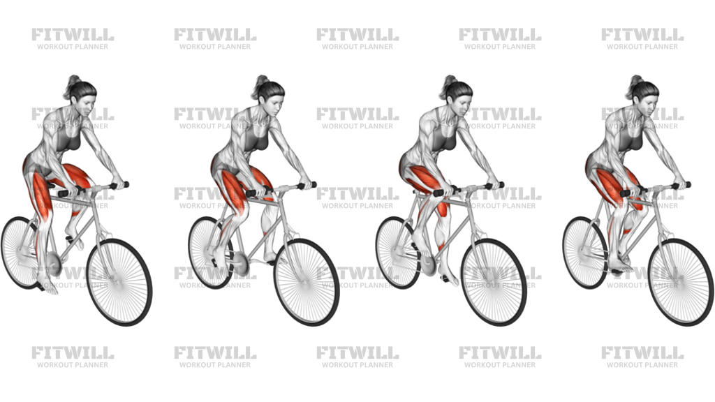 Riding Outdoor Bicycle