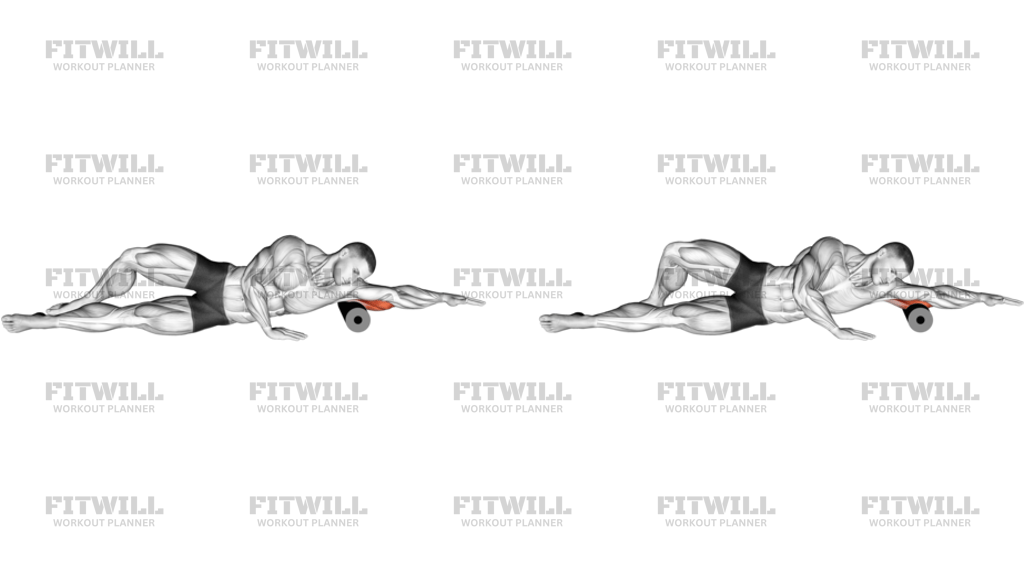 Roll Triceps Side Lying On Floor