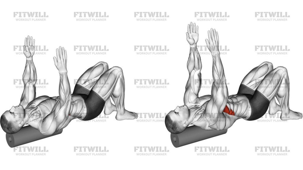 Roll Shoulder Blade Reach Lying On Floor